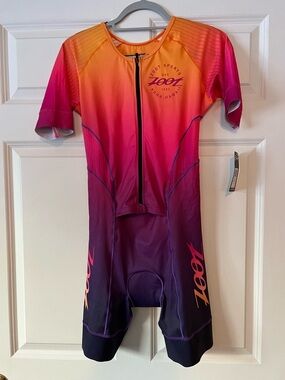 Zoot Sunset Gradient Trisuit Triathlon Suit - Women’s Size L